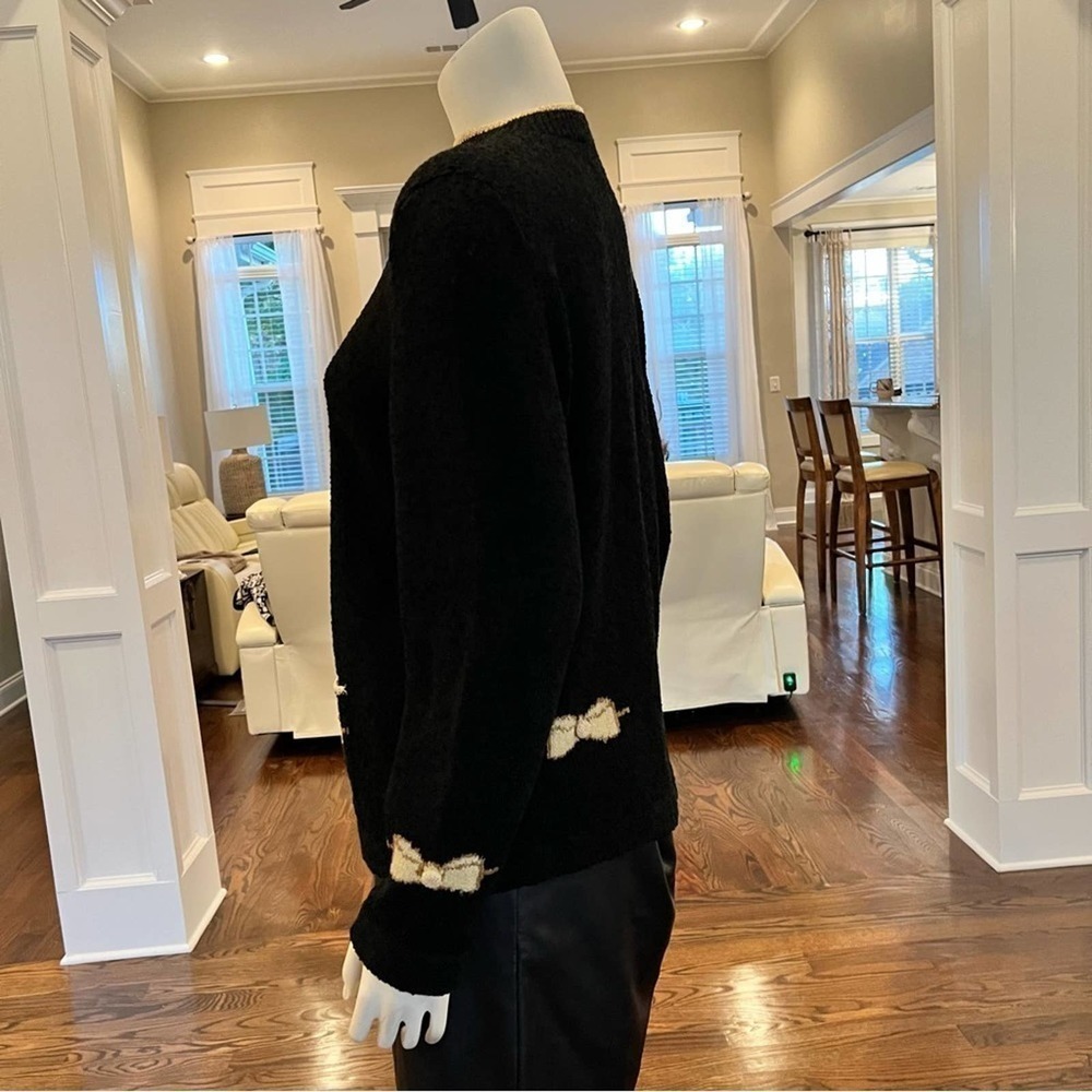 South Cotton Light, Black Knit Sweater - Picture 7 of 12
